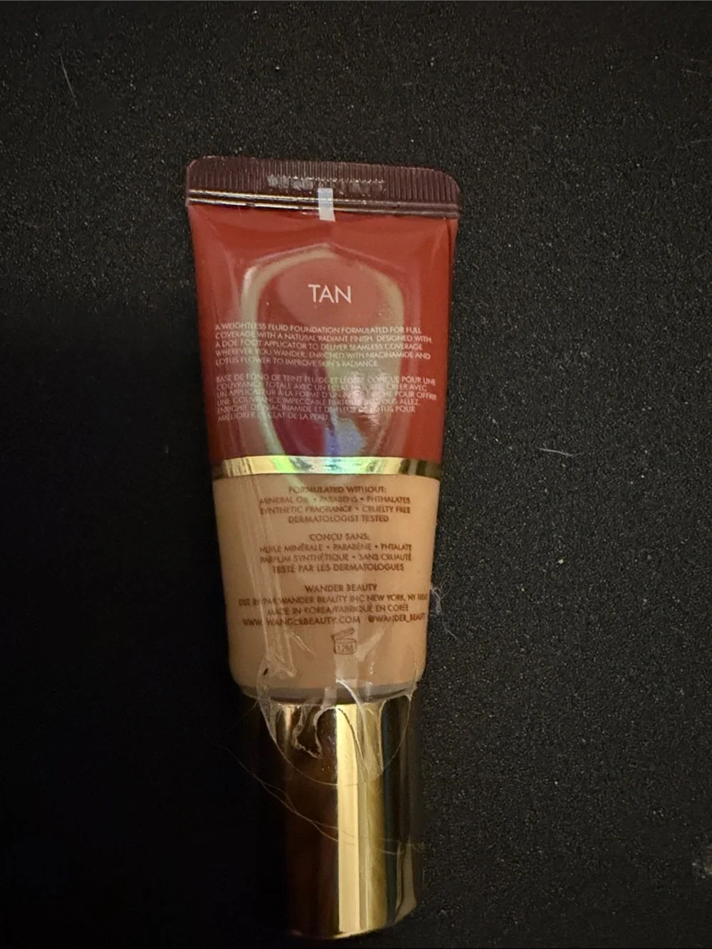 Wander Beauty Nude Illusion Liquid Foundation -  Tan  - NEW